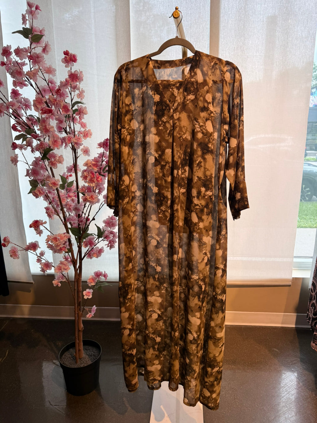 Natural Flow Abaya | Size 54 | W/ Scarf