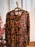 Royal Bronze Abaya | Size 54 | W/ Scarf