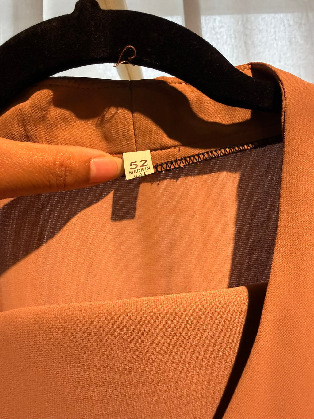 Caramel Bloom Abaya | Size 52 | W/ Scarf