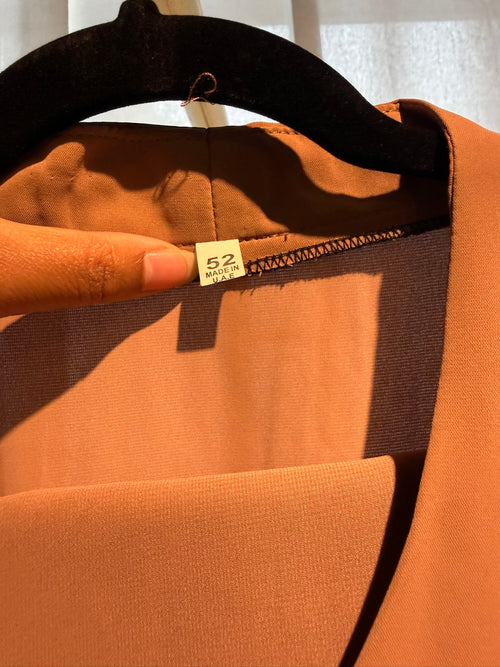 Caramel Bloom Abaya | Size 52 | W/ Scarf
