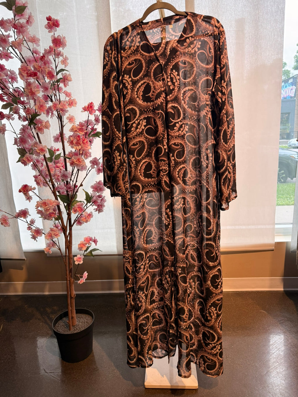 Royal Bronze Abaya | Size 54 | W/ Scarf