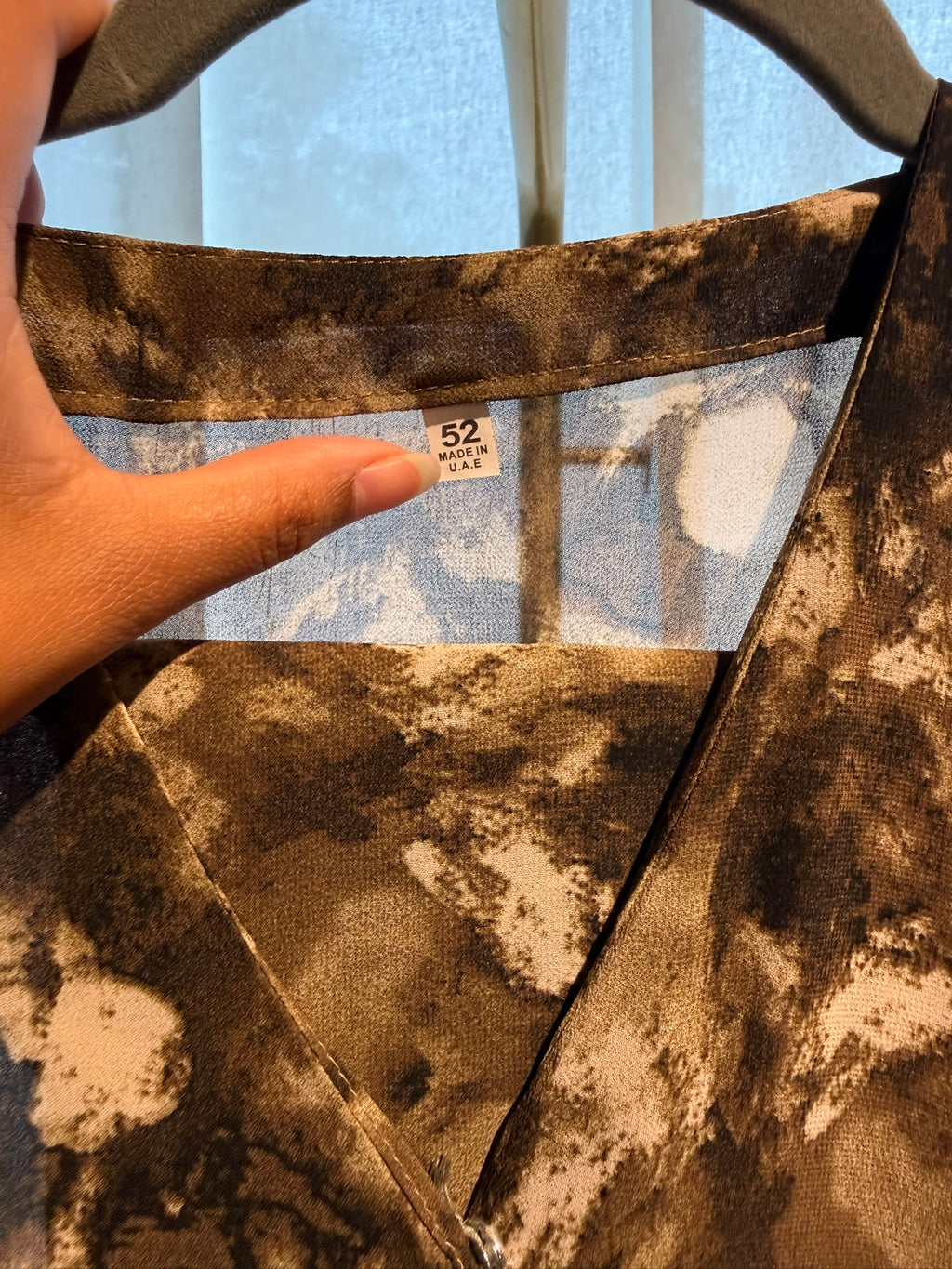 Natural Flow Abaya | Size 54 | W/ Scarf