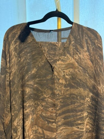 Bronze Mist Abaya | Size 60 | W/ Scarf