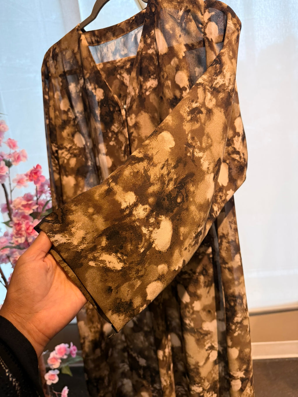 Natural Flow Abaya | Size 54 | W/ Scarf