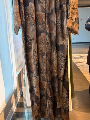 Bronze Marble Abaya | Size 58 | W/ Scarf