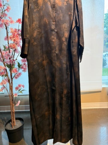 Midnight Bronze Abaya | Size 60 | W / Scarf