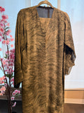 Luxe Bronze Abaya | Size 54 | W/ Scarf